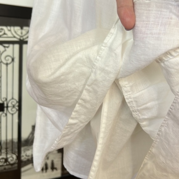 MIGUELINA HONEYMOON LINEN DRESS SZ8 LUXURY RESORT BOHO BEACH COASTAL COQUETTE - Picture 9 of 10